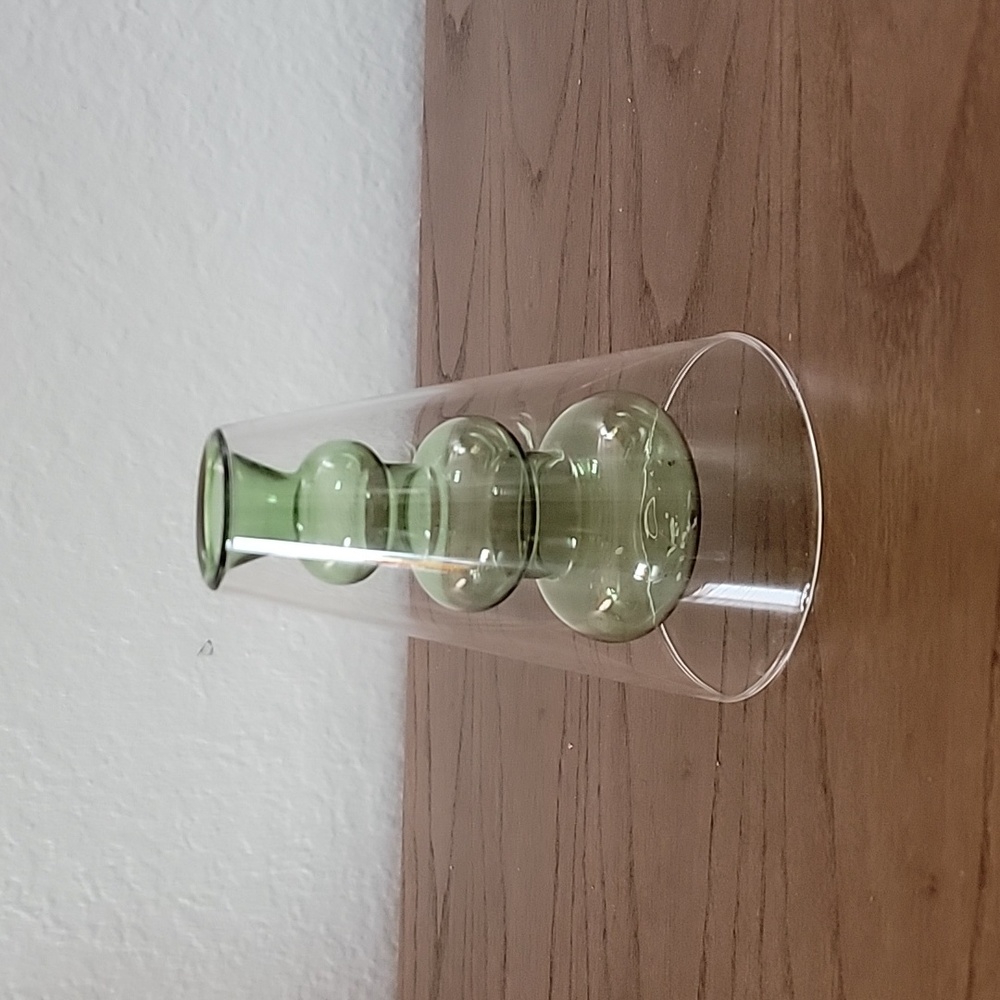 Inner Beauty Glass Bud Vase Nordic Green